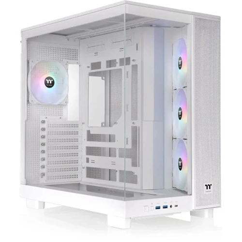 Корпус Thermaltake View 380 XL TG ARGB (CA-11E-00M6WN-00) белый без БП E-ATX 2x120mm 2xUSB3.0 1xUSB3.1 audio bott PSU