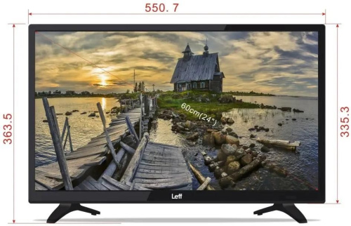 24" (61 см) Телевизор LEFF 24H250T черный