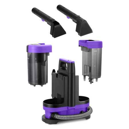 Пылесос KitFort КТ-5213 черный/фиолетовый