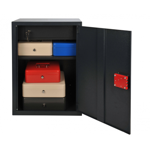 Ящик для денег Cactus CS-CB-004 90x300x240 графитовый