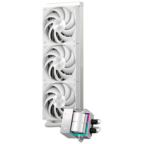 СВО PcCooler DS360 WH (310W, 360mm, LED temp., White, ARGB Pump/ Fans 3x120mm, 86.73CFM, 28dBA, 2200RPM)