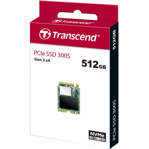 SSD Transcend MTE300S TS512GMTE300S, 512GB, 3D TLC NAND, M.2 2230 ,PCI-E 4x R/W - 2000/1100 MB/s
