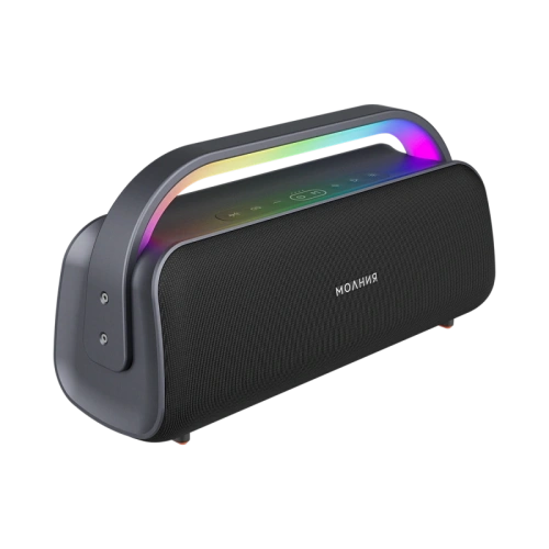 Колонка портативная Ural Молния Кварк черный/серый