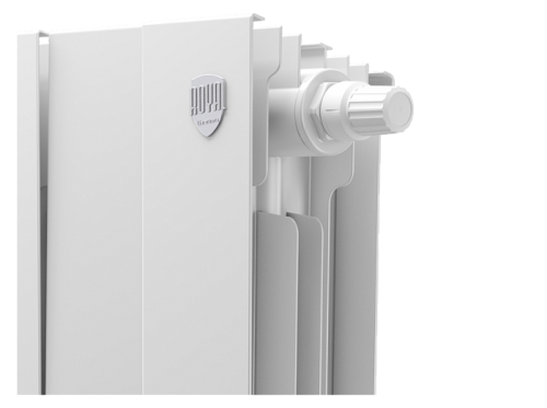 Биметаллический радиатор отопления  Royal Thermo Pianoforte 300 8 Секций Bianco Traffico Vdr