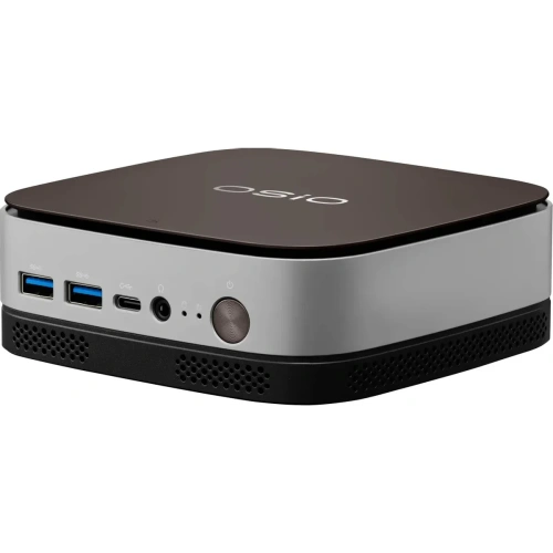 Неттоп OSIO BaseLine B51i-017 Intel Core i5 1235U, DDR4 16ГБ, 512ГБ(SSD), Intel Iris Xe, Windows 11 Pro, коричневый и серебристый