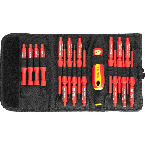 Набор высоковольтных отверток Kraftool Х-Drive Electro (220092-H18) 18 предметов