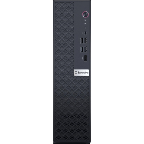 ПК KVADRA TAU (Y2SYSCAS113R_086BD5) SFF, i5-13400, 16GB DDR4 3200 (1x16GB), SSD 512Gb, Intel Graphics, noDVD, no kbd & no mouse, Black, 450W, no OS