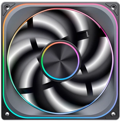 Вентилятор JONSBO ZA-140B 140х140х28мм (PWM, ARGB LED, 700-1800об/мин, черный) Retail