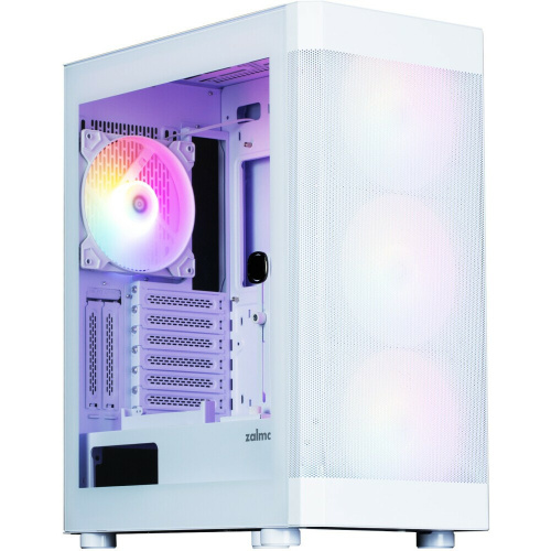 Корпус ZALMAN i4 TG, ATX, White, Front Mesh, Window, 4x3.5", 2x2.5", 1xUSB2.0, 2xUSB3.0, Front 3x140mm FRGB, Rear 1x140mm FRGB