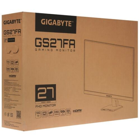 27" Монитор GIGABYTE GS27FA EU черный