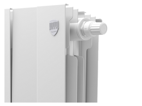 Биметаллический радиатор отопления  Royal Thermo Pianoforte 500 Vdr80 4 Секции Bianco Traffico