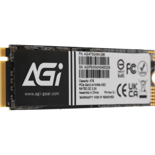SSD AGI AI298 AGI4T0GIMAI298-CB M.2 PCIe 4TB Retail-Color Box