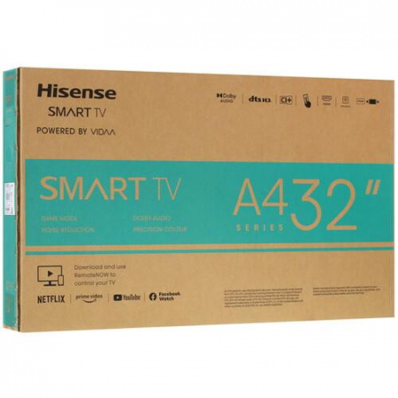 LED-телевизор Hisense 32A4BG черный
