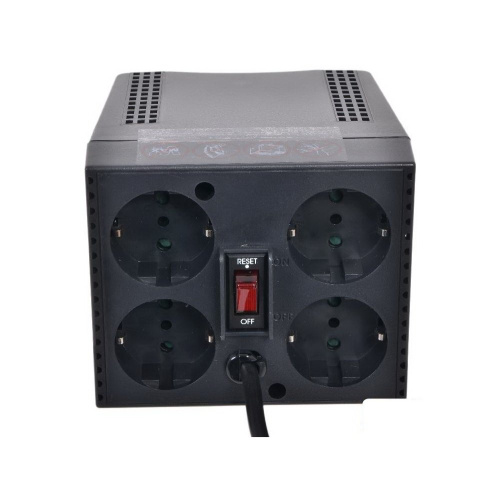Стабилизатор напряжения Powercom TCA-2000 1000Вт 2000ВА черный