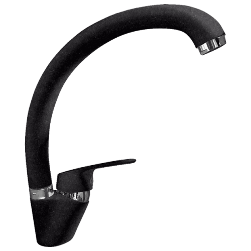 Смеситель для кухни GranFest 3323 мрамор, черный