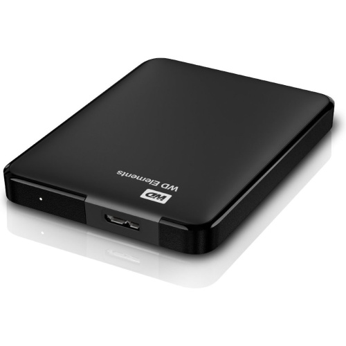 Внешний HDD 2.0TB USB3.0 WD Elements Portable, чёрный (WDBU6Y0020BBK-WESN)