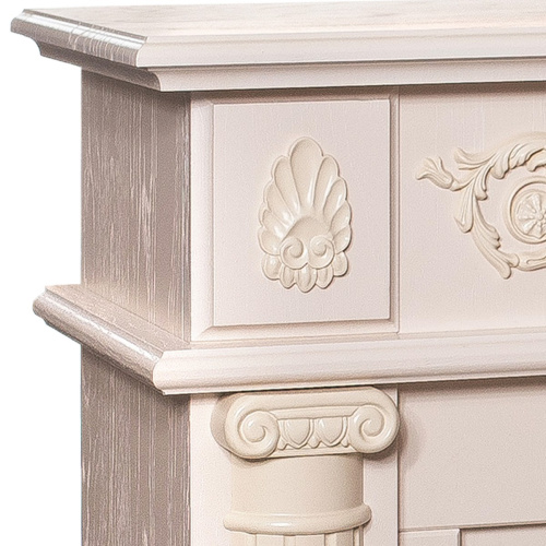 Электрокамин RealFlame Attica WT айвори с очагом Sparta 25,5 LED