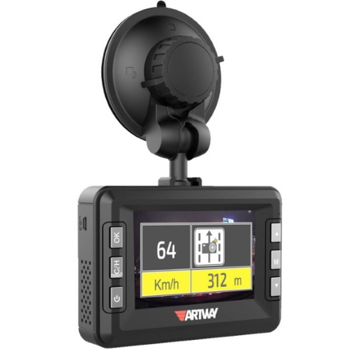 Видеорегистратор с радар-детектором Artway MD-105 черный