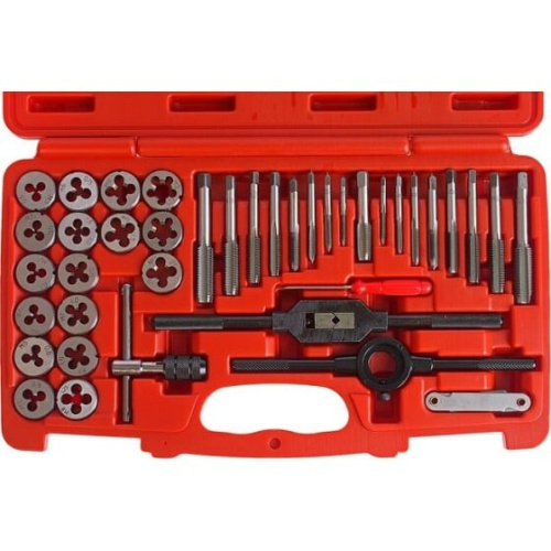 Набор метчиков и плашек в кейсе JTC JTC-3432A