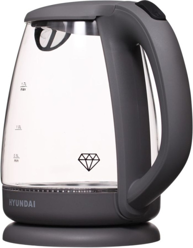 Чайник Hyundai HYK-G1003 серый