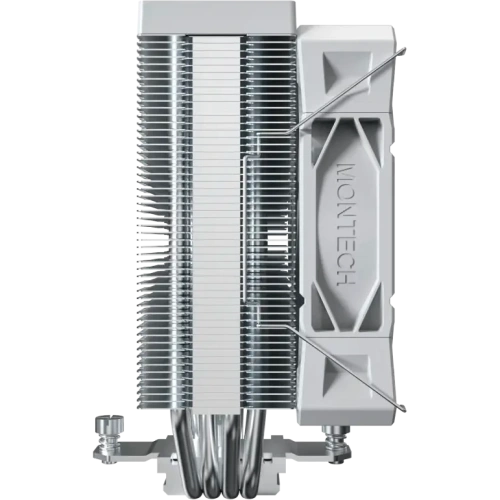 Кулер Montech NX400 (NX400WH) Soc-AM5/AM4/1200/1700/1851 белый 4-pin 34.17dB Al+Cu 220W Ret