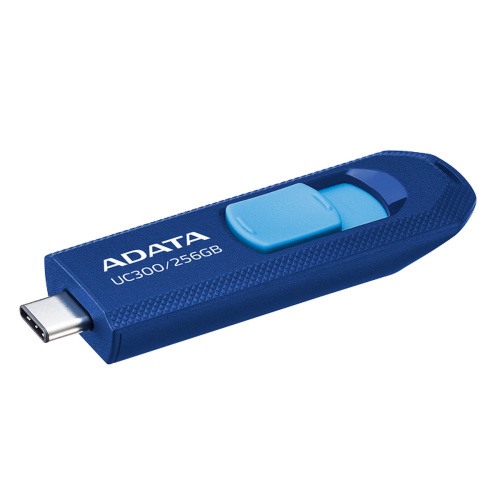 USB-флешка A-DATA UC300 (ACHO-UC300-256G-RNB/BU) 256GB USB 3.2/TypeC, синий/голубой