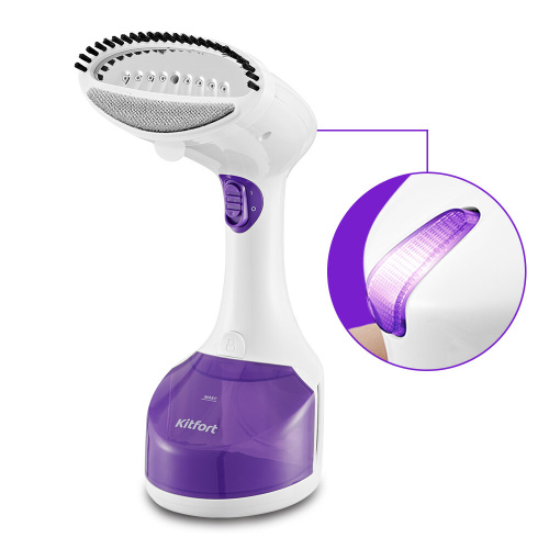 Отпариватель ручной KitFort КТ-9206, белый/фиолетовый