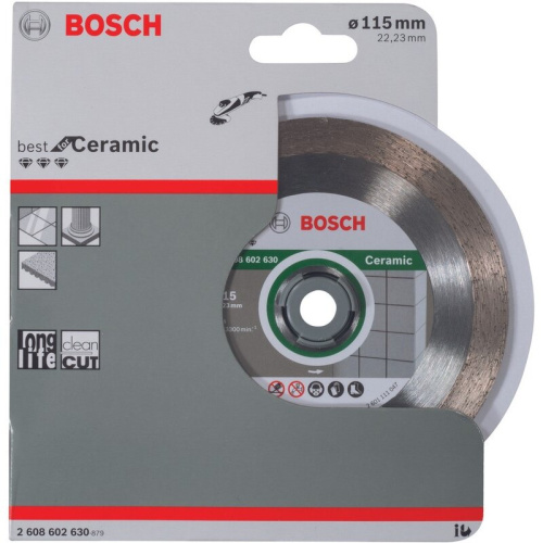 Алмазный диск Bosch (2608602630) Best for Ceramic 115-22.23