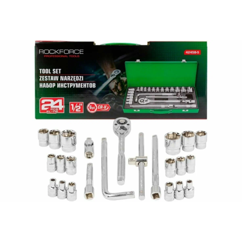 Набор инструментов Rockforce RF-4245B-5MPB(57603) 24пр. 1/2" ( 6гр)