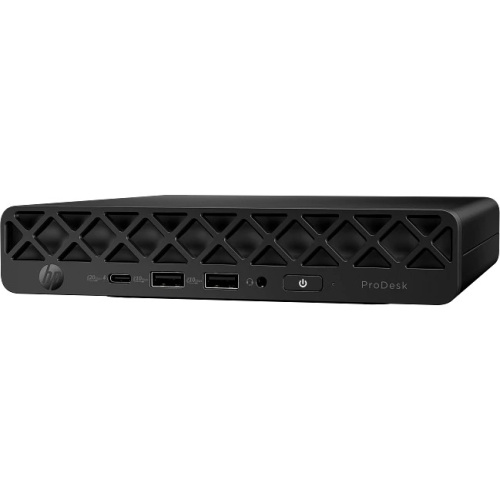 Неттоп HP ProDesk 4 Mini (BY7B2ET) G1i Mini U5 225T (2.5) 16Gb SSD512Gb Graphics без ОС GbitEth WiFi BT 90W kb мышь клавиатура черный