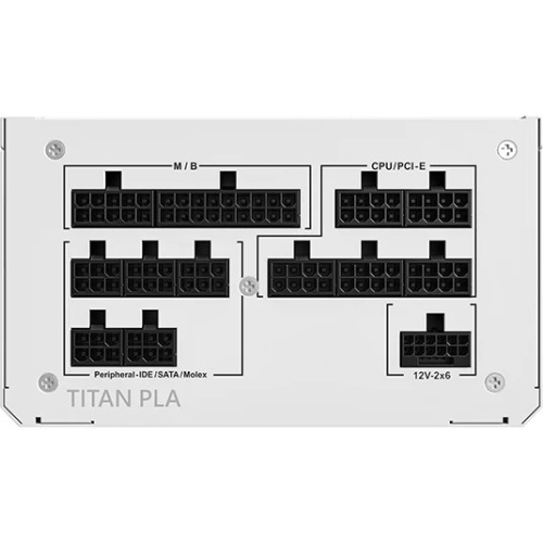 Блок питания Montech Titan PLA 850W (TIX0124) / ATX 3.1, APFC, 80 Plus Platinum, Japan caps, 135mm fan, full modular