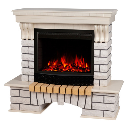 Электрокамин RealFlame Country WT с очагом Saphir 25,5