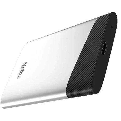 Внешний SSD Netac 120Gb Z6S (NT01Z6S-120G-32SL) (USB3.2 type C, up to 520MBs, 87x61x10.5mm, 54g, Aluminium+Plastic)