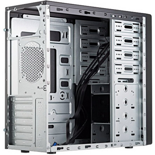 Корпус Foxline FL-886-FL500S-U32 ATX case, black, w/PSU 500W 12cm, w/2xUSB3.0, w/ pwr cord, w/o FAN