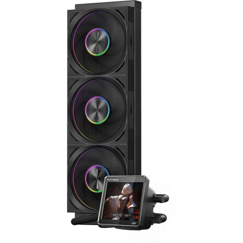 СВО PcCooler DT360 Display ARGB (DT360-BKAWXY-GL) Soc-AM5/AM4/1200/1700/1851 черный 4-pin 15-33.1dB Al LCD 320W Ret