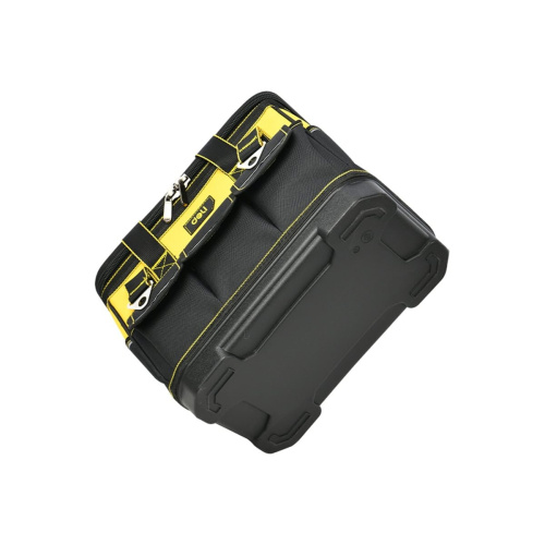 Сумка для инструментов каркасная с жестким пластиковым дном Deli DL586112 14 карманов, плечевой ремень, ткань Оксфорд 600D