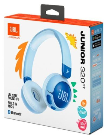 Беспроводные наушники JBL Junior 320BT голубой