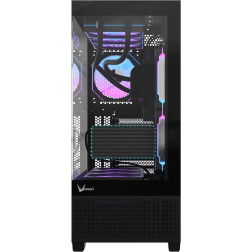 Корпус Formula Crystal E1 Floe, ATX, без БП, черный