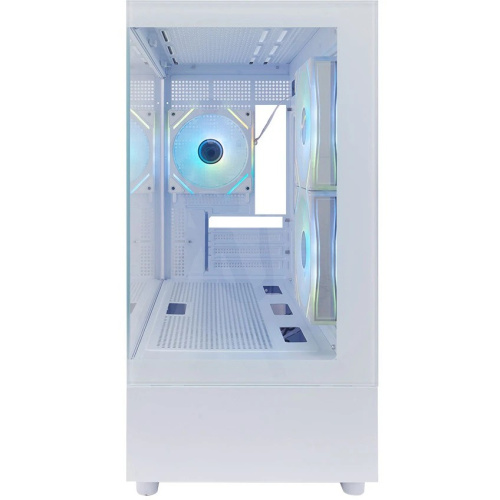 Корпус 1STPLAYER Miku Mi5 ARGB White (Mi5-WH-2FC7R-W-1FC7-W) / mATX / 3x120mm ARGB fans
