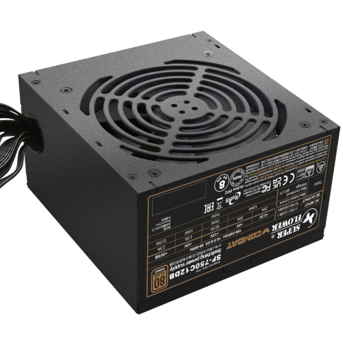 Блок питания Super Flower Combat DB SF-750C12DB 750W ATX3.1 ATX 3.1, 120mm, 6xSATA, 3xPCI-E(6+2), 1xPCI-E 16, APFC, 80+ Bronze