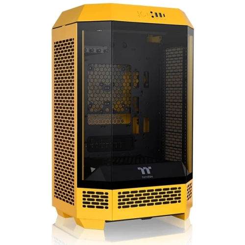 Корпус Thermaltake The Tower 300 Bumblebee (CA-1Y4-00S4WN-00) желтый без БП miniITX 7x120mm 5x140mm 2xUSB3.0 audio bott PSU