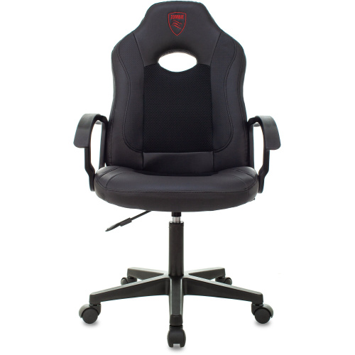 Кресло Zombie 11LT Black текстиль/эко.кожа черный