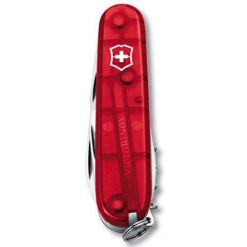 Нож перочинный Victorinox Spartan (1.3603.T) 91мм 12функций красный полупрозрачный карт.коробка