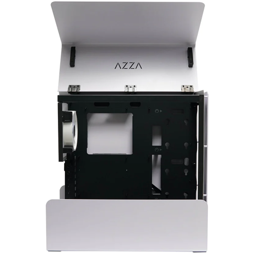 Корпус Azza Cast белый (CSAZ-808WM Cast) без БП ATX 3x120mm 2x140mm 2xUSB3.0 audio bott PSU