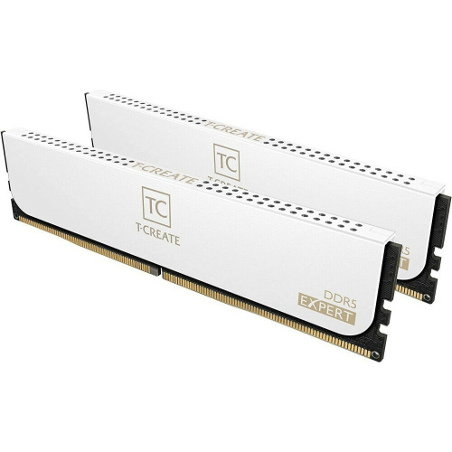 ОЗУ TEAMGROUP T-Create Expert 32GB (CTCWD532G6000HC30DC01) (2x16GB) DDR5 6000MHz CL30 (30-36-36-76) 1.35V / White