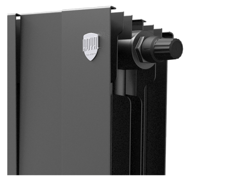 Биметаллический радиатор отопления  Royal Thermo Pianoforte 300 14 Секций Noir Sable Vdr