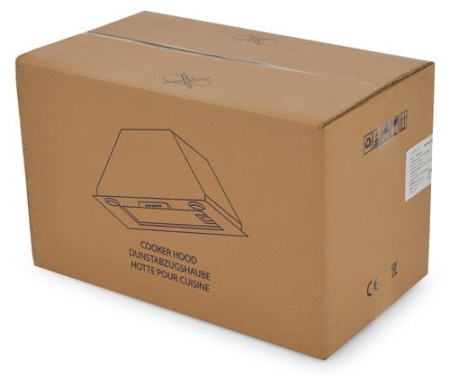 Вытяжка полновстраиваемая ZUGEL ZHI523X серебристый