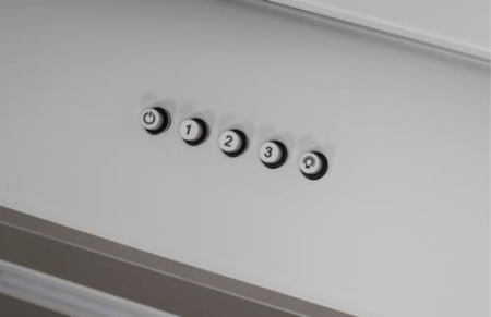 Вытяжка наклонная Delvento DLV61L белый/белый