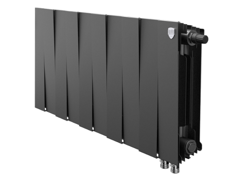 Биметаллический радиатор отопления  Royal Thermo Pianoforte 300 10 Секций Noir Sable Vdr