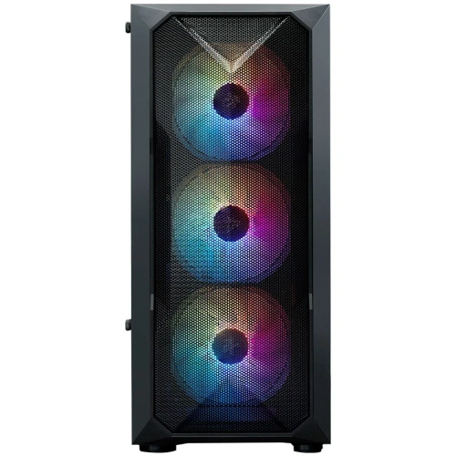 Корпус XASTRA A304 4FRGB Black (A304-4FC12F) ATX/Mesh/halfl-size TG/4x120mm FRGB FC fans
